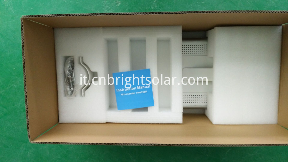 12W tutto in un lampione solare 12W all in one solar street light